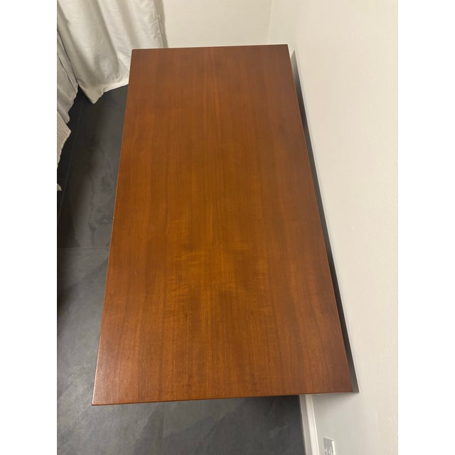 Wood 1960s Mid Century Teak Desk For Sale - Image 7 of 11