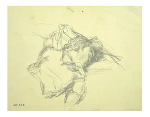 Leo Guida, Figure, Original Pencil Drawing, Late 20th Century
