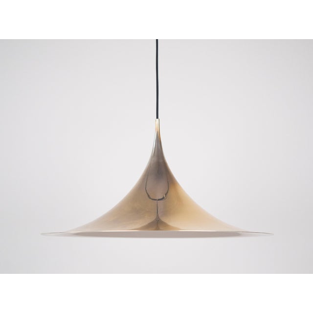 Vintage Semi Pendant Lamp by Bonderup and Thorup for Fog & Mørup, 1968 For Sale - Image 14 of 14