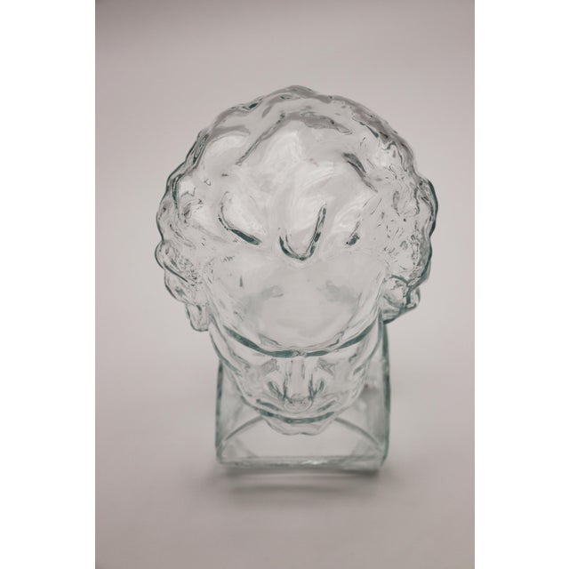 Beethoven Glass Head by Ingrid Glass, 1970, Germany For Sale - Image 11 of 12
