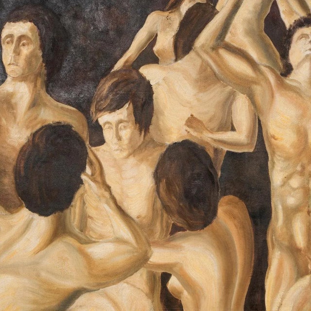 Purgatory, 1970s, Oil on Canvas For Sale - Image 9 of 13