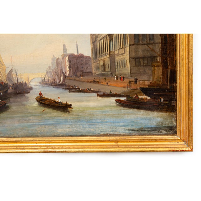 Fine Pair of British School Paintings of London Along the Thames Circa 1835 For Sale - Image 13 of 17