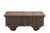Crafted from solid teakwood, this Antique Indian Blanket Chest/Coffee Table features a beautiful natural patina, hand-...