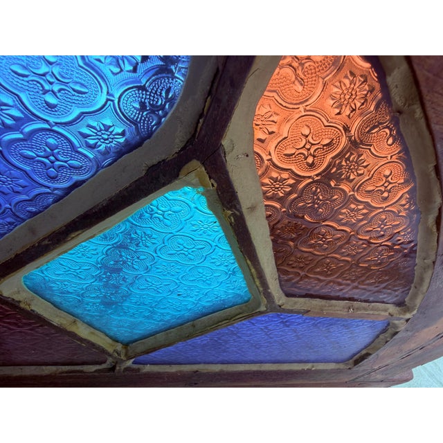 Glass Large, Historical Architectural Stained Glass Window For Sale - Image 7 of 11