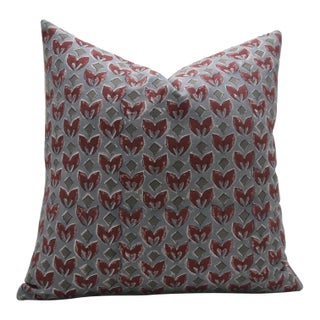 Fabdivine Block Printed Cover 14x20 Inch Duck Canvas- Titli For Sale