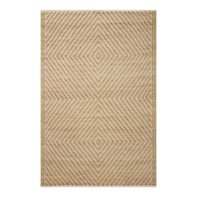 Angela Rose x Loloi Colton Natural / Ivory 2'-0" x 3'-0" Accent Rug For Sale