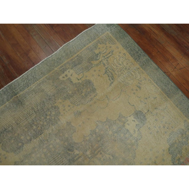 Mid 20th Century Pictorial Turkish Rug For Sale In New York - Image 6 of 6