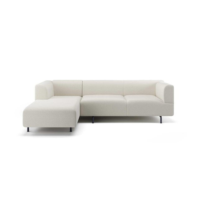 Piero Lissoni Mid-Century Modern Style Long Met Sofa by Piero Lissoni For Sale - Image 4 of 12