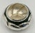 Silver 1960s Los Castillo Taxco Silver Plate & Malachite Lidded Bowl, Mexican Modernism For Sale - Image 8 of 18