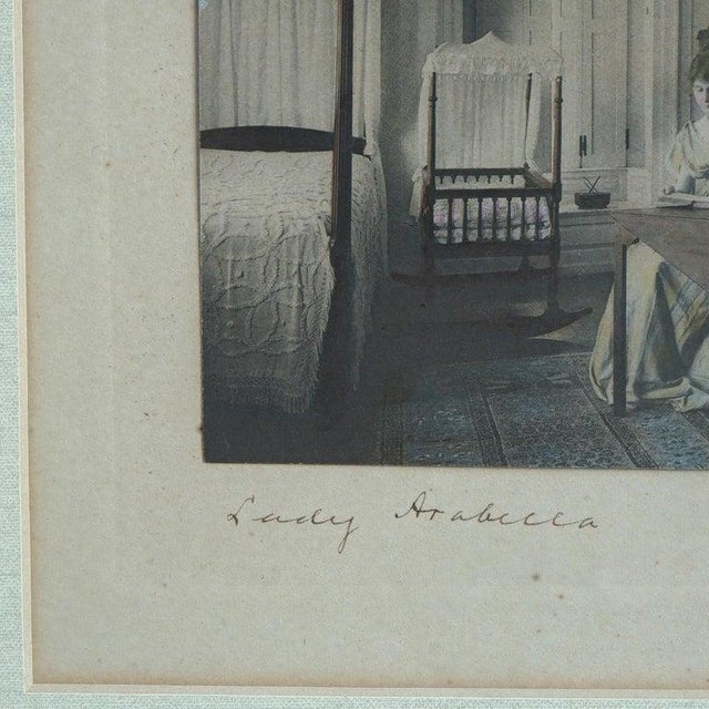 Antique Wallace Nutting Prints, ‘Lady Arabecca” & “A Fine Effect" Interior C1920 - Set of 2 For Sale - Image 10 of 18