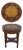 Maitland Smith Inlaid Floral Occasional Lamp Table For Sale