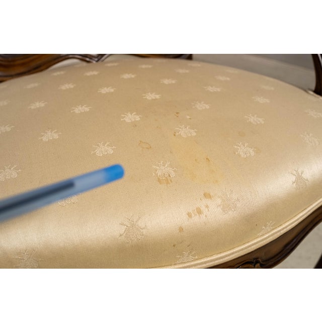 Set of 6 Karges Louis XV Walnut Finish Cane Back Dining Chairs For Sale - Image 15 of 18