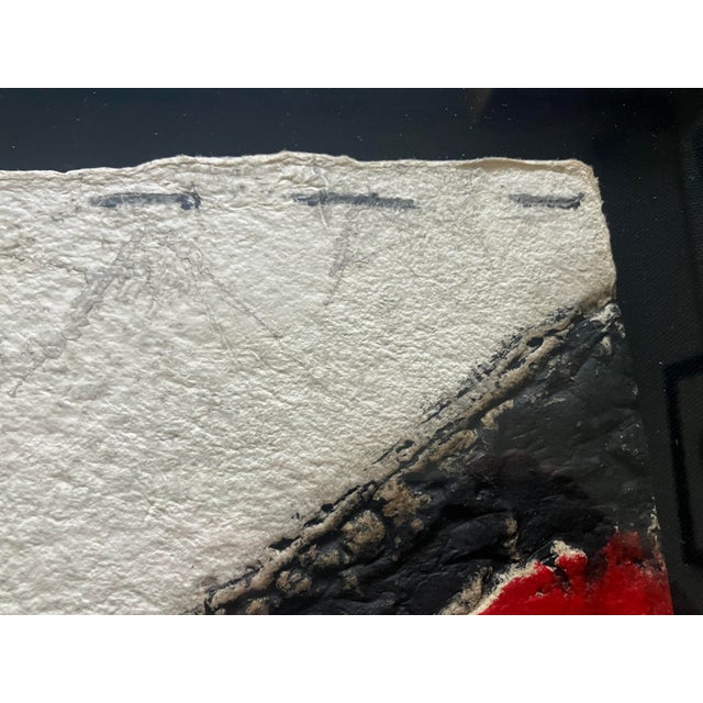 Printmaking Materials James Coignard, Original Embellished Carborundum Etching, 'Espace Dynamique Bleu' Signed, #4/95, Framed, 1989 For Sale - Image 7 of 14