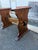 Farmhouse Vintage Farmhouse Rustic Style Liberty Ship Hatch Cover Trestle Base Dining Table For Sale - Image 3 of 17