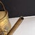 Vintage Embossed Brass Floral Watering Can With Roses For Sale - Image 9 of 11