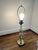 Vintage Brass Table Lamp With Turned Base & Empire Shade – Classic Traditional Style For Sale - Image 4 of 5