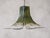 Flower-Shaped Green Murano Glass Hanging Lamp, 1960s For Sale - Image 4 of 12