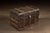 Traditional 19th Century Immigrant Steamer Trunk With Decorated Interior Partitions For Sale - Image 3 of 11