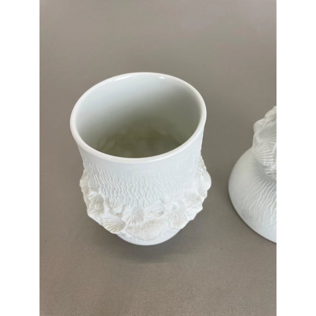 Ceramic German Op Art Biscuit Porcelain Vases from AK Kaiser, 1970s, Set of 3 For Sale - Image 7 of 18
