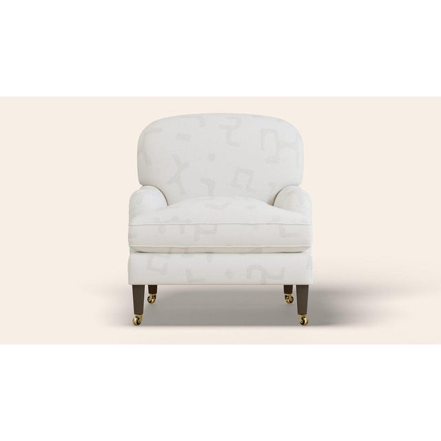 Powder Sofia Lounge Chair by Ceraudo For Sale - Image 5 of 9