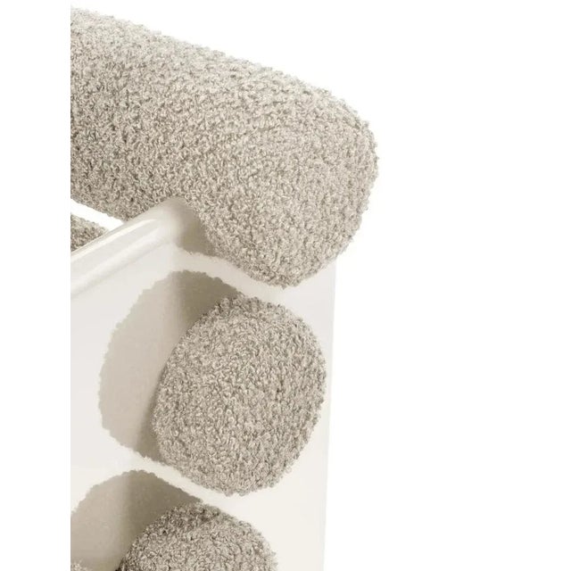 Charles Cormo Chalk Armchair by Royal Stranger For Sale - Image 6 of 7