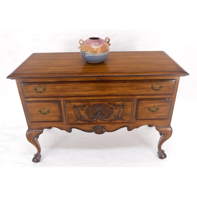 Very Fine Cedar Hope Chest Ball & Claw Chippendale Feet MINT For Sale - Image 15 of 18