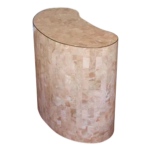 1980s Postmodern Tessellated Stone Side Table