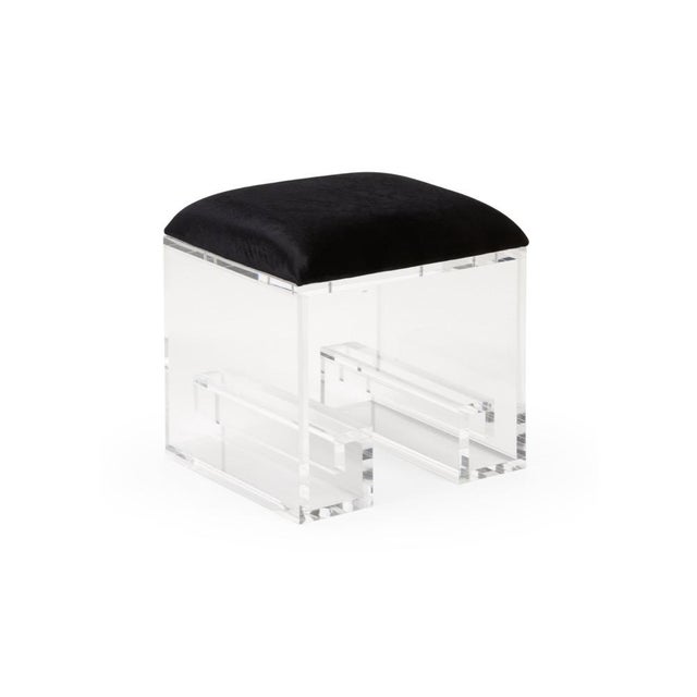 Wildwood Mykonos Velvet Stool For Sale - Image 11 of 11