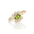 Peridot Marquise Cut Ring | August Birthstone Ring | Unique Style Gemstone Statement Us 7 For Sale - Image 6 of 6
