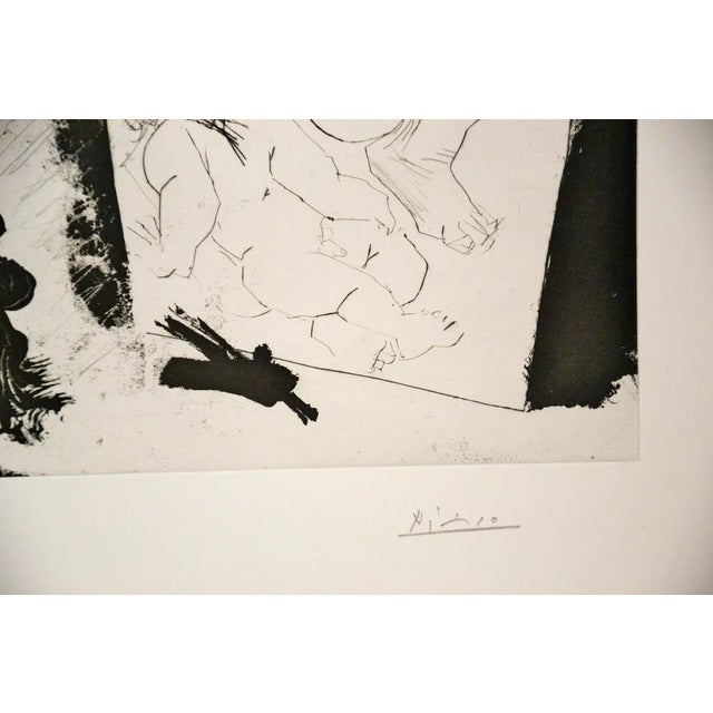 Modern Pablo Picasso, Patron et sa Suite en Visite à l’Atelier, Etching, 1968 For Sale - Image 3 of 6