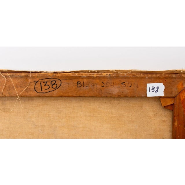 Mid 20th Century Bill Johnson Conquistadors Oil on Canvas For Sale - Image 5 of 5