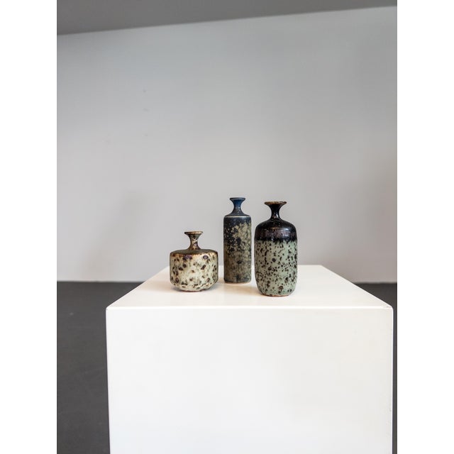 Ceramic Mini Vases by Rolf Palm, 1960s, Set of 3 For Sale - Image 7 of 8