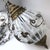 Mid 20th Century Hollywood Regency Round Opaque and Clear Swag Lamp Brass Flowers For Sale - Image 4 of 13