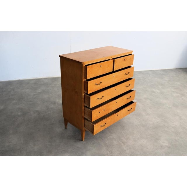 Wood Vintage Chest of Drawers, Sweden, 1960s For Sale - Image 7 of 8