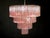 Italian 78 Pink Murano Glasses Tronchi Chandelier, 1990s For Sale - Image 11 of 18