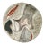 Vintage Patrick Loughran Wall Sculptural Pottery Abstract Horse Art Round Platter • 24" For Sale