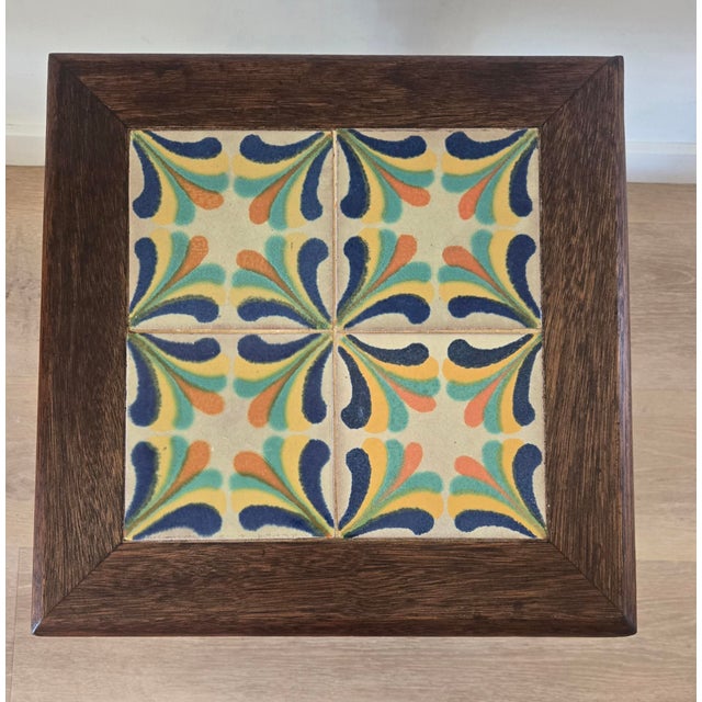 Rare Antique Taylor Tile Side Table | California Arts & Crafts / Mission Beautiful and highly distinctive vintage Taylor...