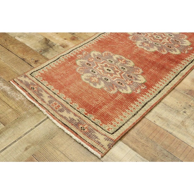 Textile Mid 20th Century Vintage Turkish Sivas Runner - 02'01 x 11'00 For Sale - Image 7 of 11