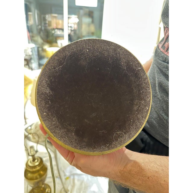 Vintage Renaissance Metal Table Lamps Lion & Drape Design - a Pair For Sale - Image 10 of 10