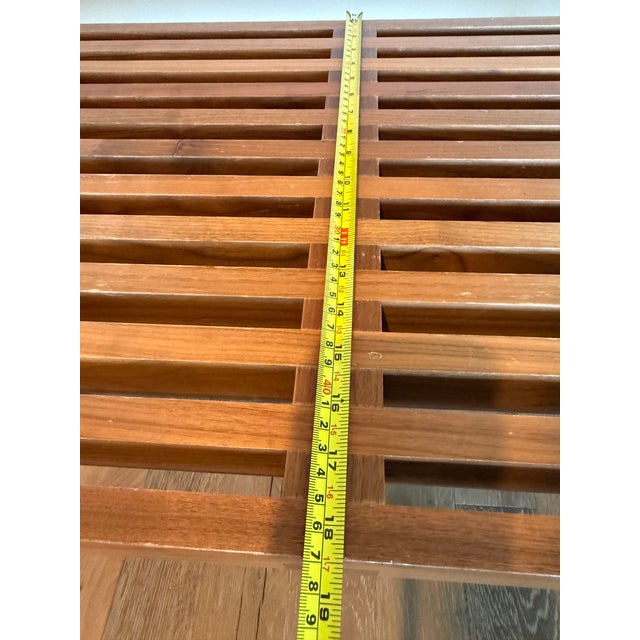Herman Miller George Nelson Platform Bench – 60” Solid Wood For Sale - Image 10 of 13