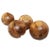 Hand-carved solid teak root sphere. Each piece showcases one-of-a-kind grain, natural knots, and organic voids that...