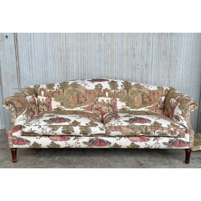 Victorian 19th Century Pair of Antique Sofas in the Manner of Howard and Sons For Sale - Image 3 of 17