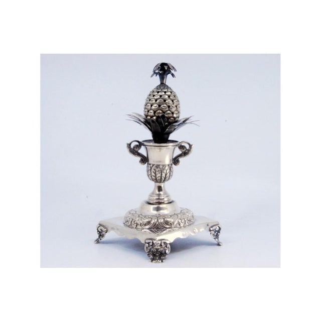 Silver Toothpick Holder, in Good conditions.