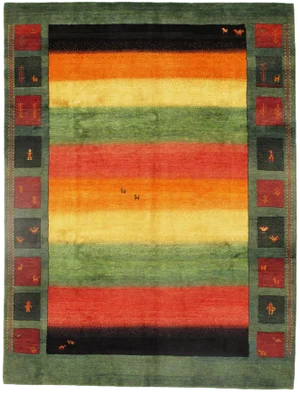 Persian Gabbeh Rug - 7′7″×10′