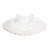 Very Large 1950's Mid-Century Modern Fratelli Toso Oversized Italian Murano Art Glass White, Orange, & Gold Fleck Footed Centerpiece Bowl For Sale In Phoenix - Image 6 of 9
