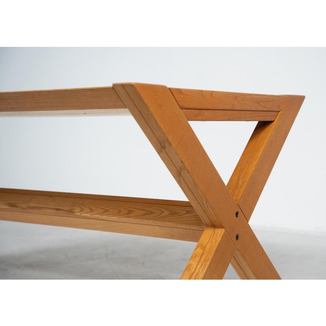 Mid-Century Wooden Dining Table by Werther Toffoloni and Piero Palange for Germa, 1970s For Sale - Image 15 of 16