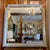 A finely carved 18th century French mirror with a weathered pale grey painted finish, the details are beautifully...