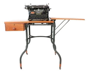 Set of 2 Vintage Underwood Typewriter and Table