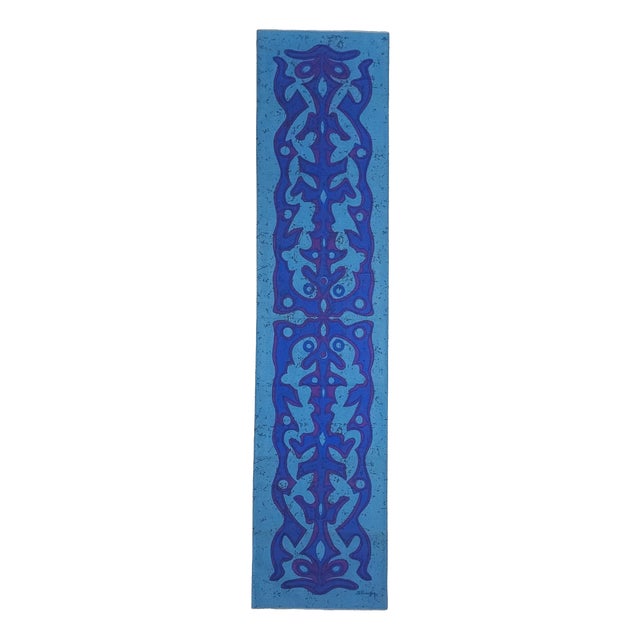 Mid-Century German Pop Art Screen-Printed Wall Hanging by Traute Sänger, 1970s For Sale