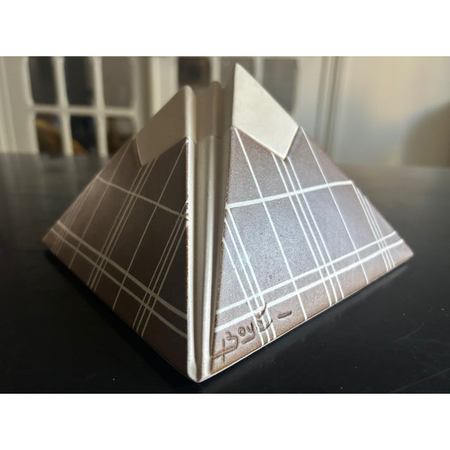 Ceramic Postmodern Ceramic Box from Boyé, 1980s For Sale - Image 7 of 12